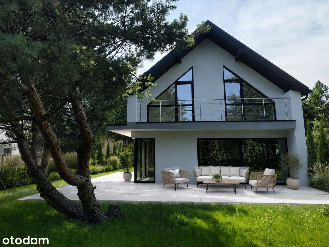 Nowoczesny dom przy lesie | 160 m² | pompa ciepła | duży taras