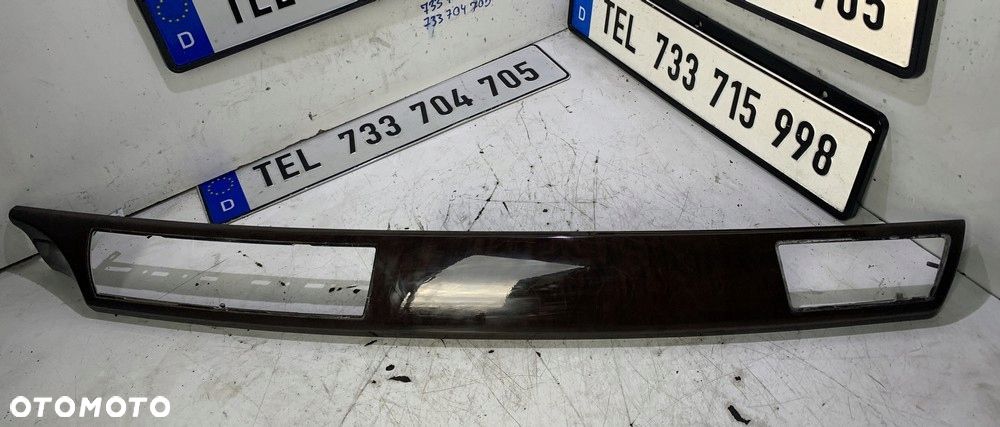 LISTWA ŚRODKOWA KOKPITU DREWNO BMW E65 EUROPA - 1