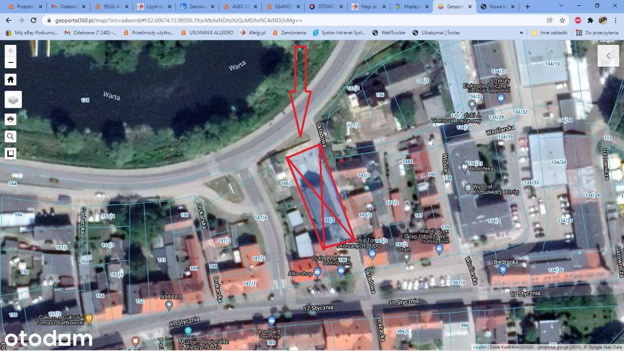 Działka budowlana Międzychód Centrum Drukarnia - Pełny obrazek: 4/8