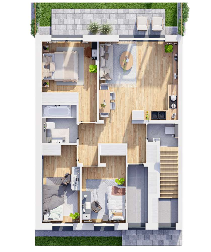 Mieszkanie na sprzedaż (rezerwacja) - Pełny obrazek: 5/7