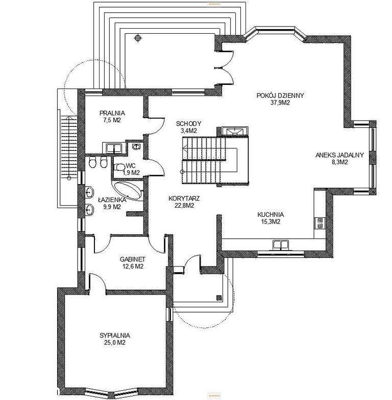 Piękna willa z basenem blisko Kiekrza-12