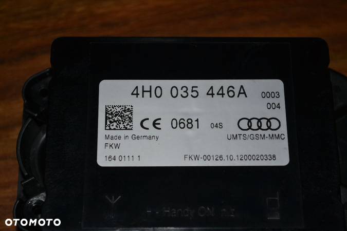 VW SEAT AUDI SKODA WZMACNIACZ ANTENOWY 4H0035446A - 2