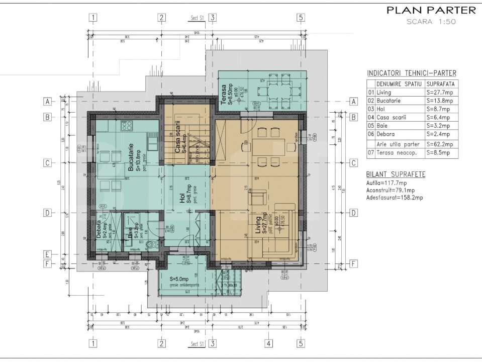 Casa individuala 120 mp utili, zona urbanizata, Chinteni - Imagine principală: 4/10