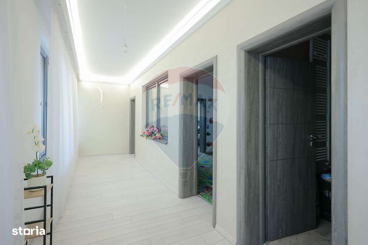 Confort modern pe un singur nivel. Casă nouă în Oșorhei, 4 cam. 147 mp - Imagine principală: 5/20