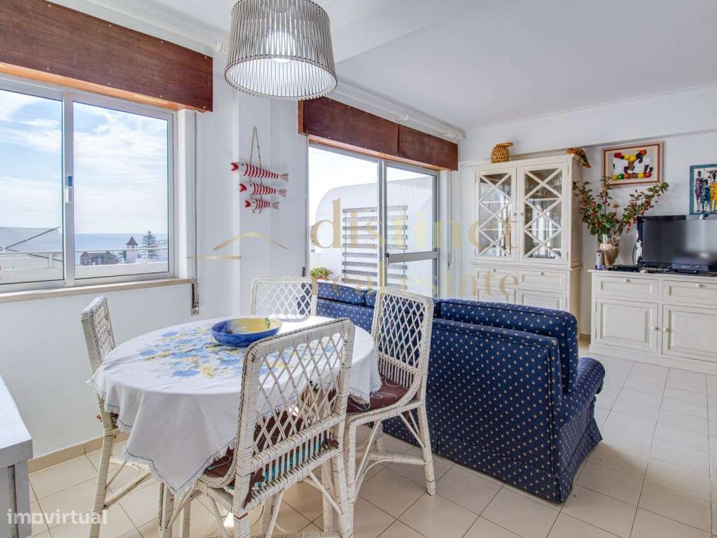 APARTAMENTO T2 / COM DESLUMBRANTE VISTA PARA O MAR / AMPLA VARANDA ... - Grande imagem: 5/26