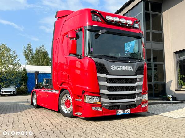 Scania LOW DECK MEGA R450 2019/2020 serwisowany w scania na kontrakcie w ASO sprowadzony - 2