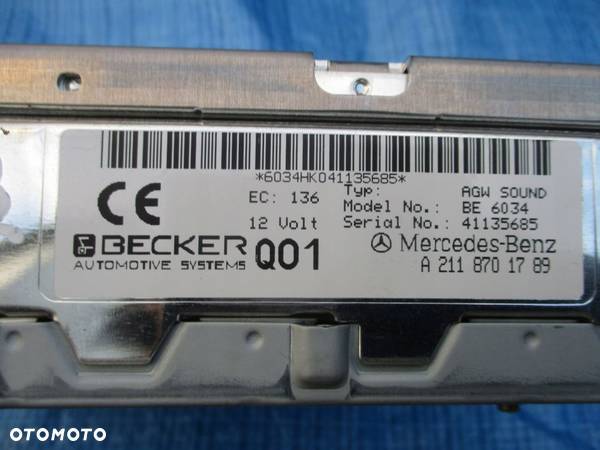 MERCEDES W219 CLS W211 WZMACNIACZ HARMAN KARDON A2118701789 - 3