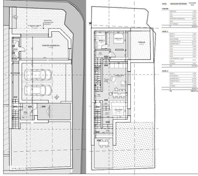 Cladire autorizata in Andrei Muresanu zona Titulescu Rezidential+Comer - Imagine principală: 4/5