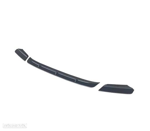 SPOILER LIP PARA BMW X4 18-20 LOOK ROCK PRETO MATE - 4