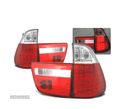 FAROLINS TRASEIROS LED PARA BMW X5 E53 99-03 VERMELHO CLARO - 1