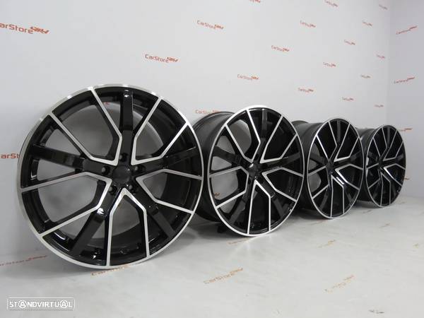 Jantes Look Audi RS6 20 x 9 et37 5x112 Pretas/ Polidas - 4