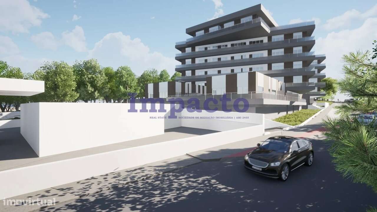 Apartamento T1 com terraço em construção - Grande imagem: 2/14