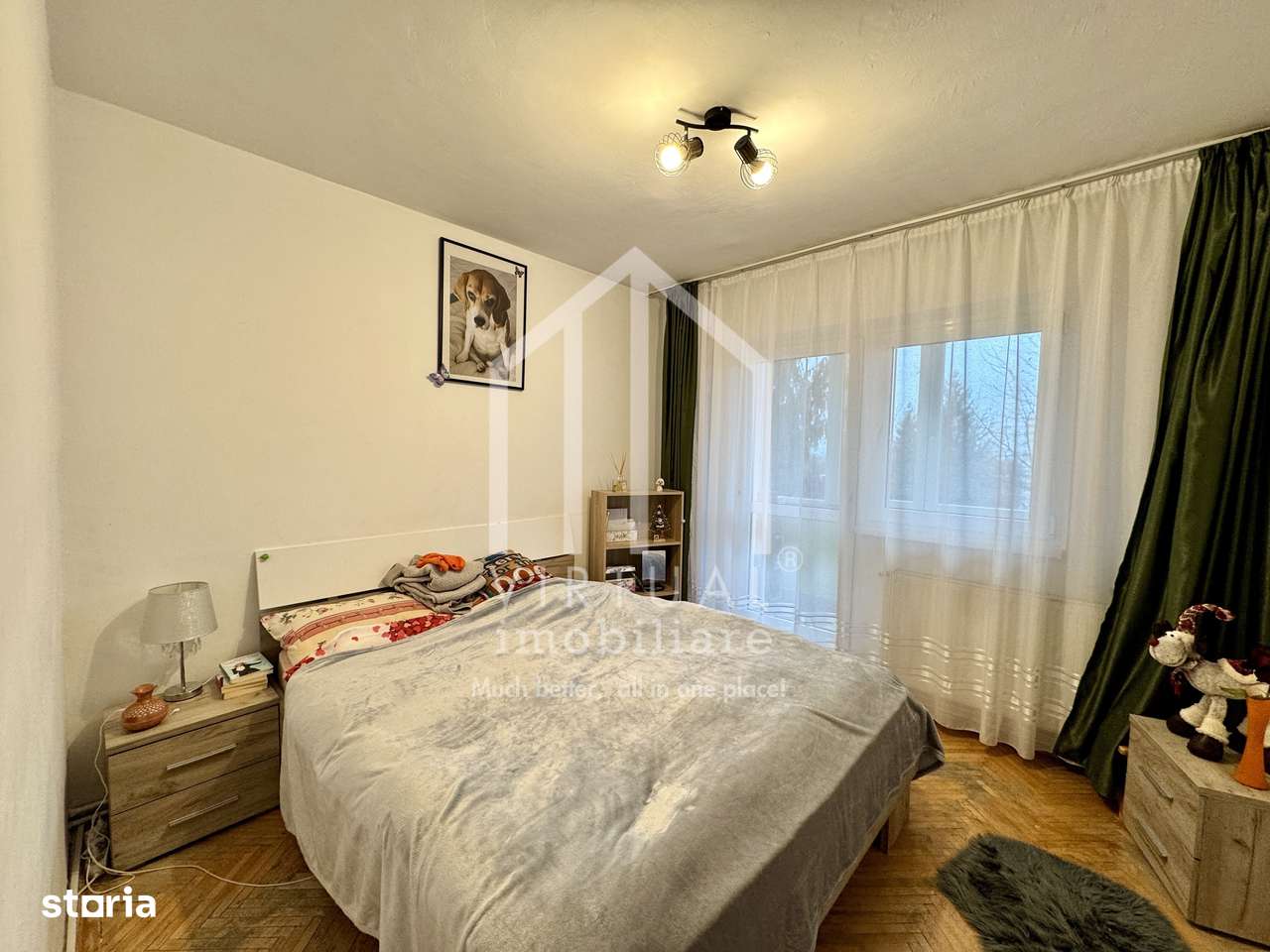 Apartament cu 3 camere, 55mp utili + 2 balconae, etaj 2/5, Valea Aauri - Imagine principală: 4/13