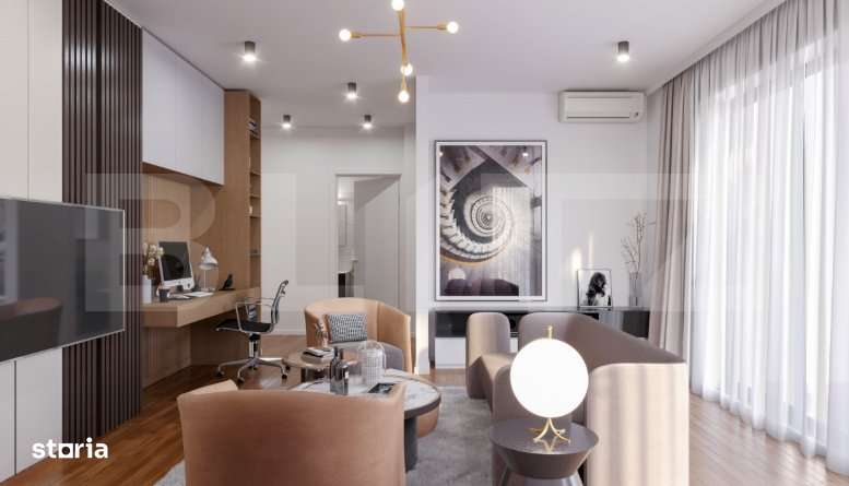 Apartament 3 camere, 80 mp, Ansamblu Rezidential, zona RIVUS - Imagine principală: 4/13