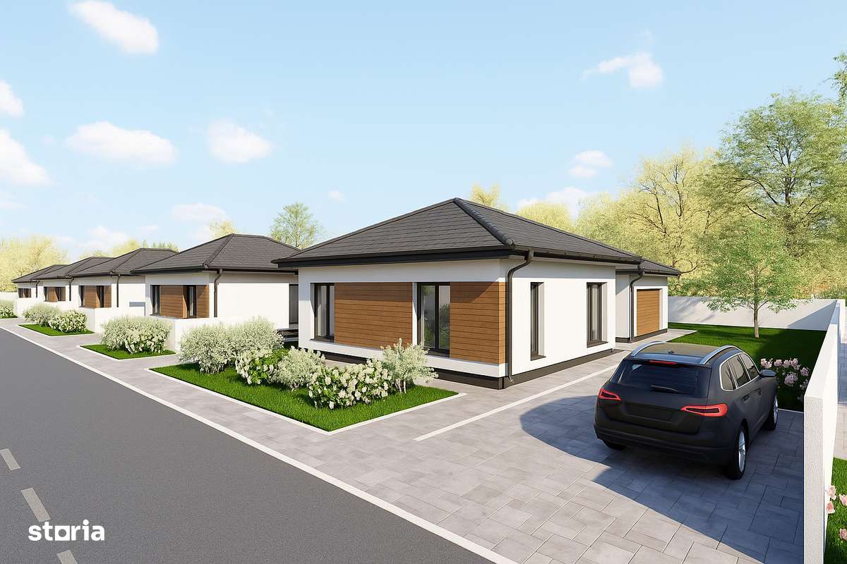 Casă pe Parter în Domnești — RATE LA DEZVOLTATOR — - Imagine principală: 1/4