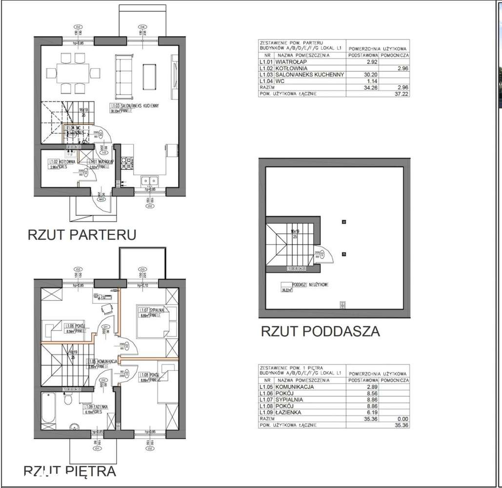 Nowoczesne segmenty z ogródkiem – Radzymin, nowa i-5