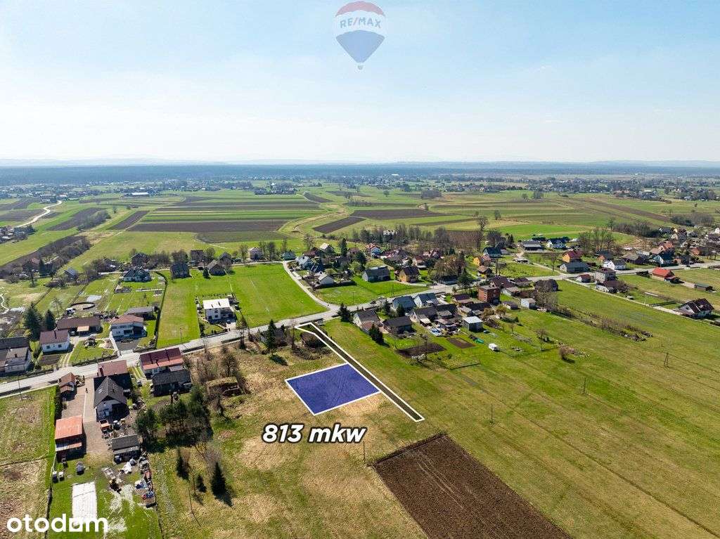 Kształtna działka budowlana - Zabierzów Bocheński - Pełny obrazek: 3/14