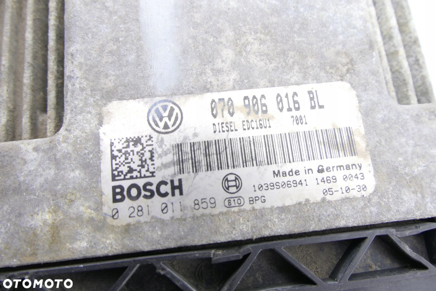 Komputer Sterownik Silnika VOLKSWAGEN TOUAREG 2.5 TDI 070906016BL - 8