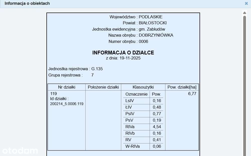 Malownicza działka rolna 6,74ha! - Pełny obrazek: 4/5