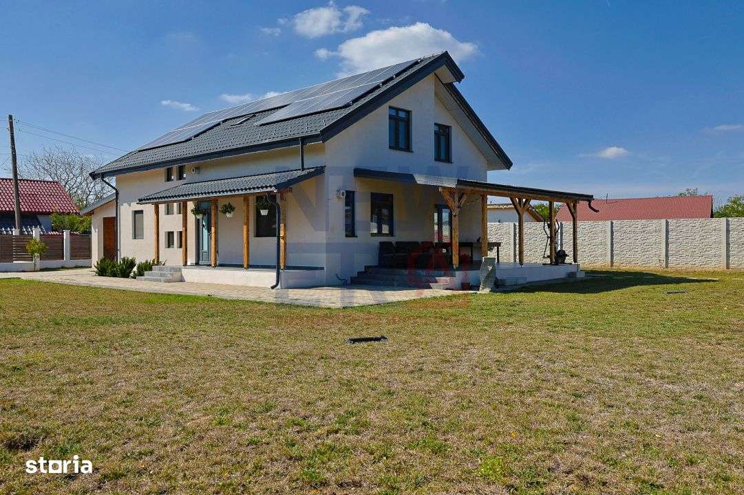 De vanzare vila moderna 5 camere, teren 1.100mp - Moara Vlasiei, Ilfov - Imagine principală: 2/19