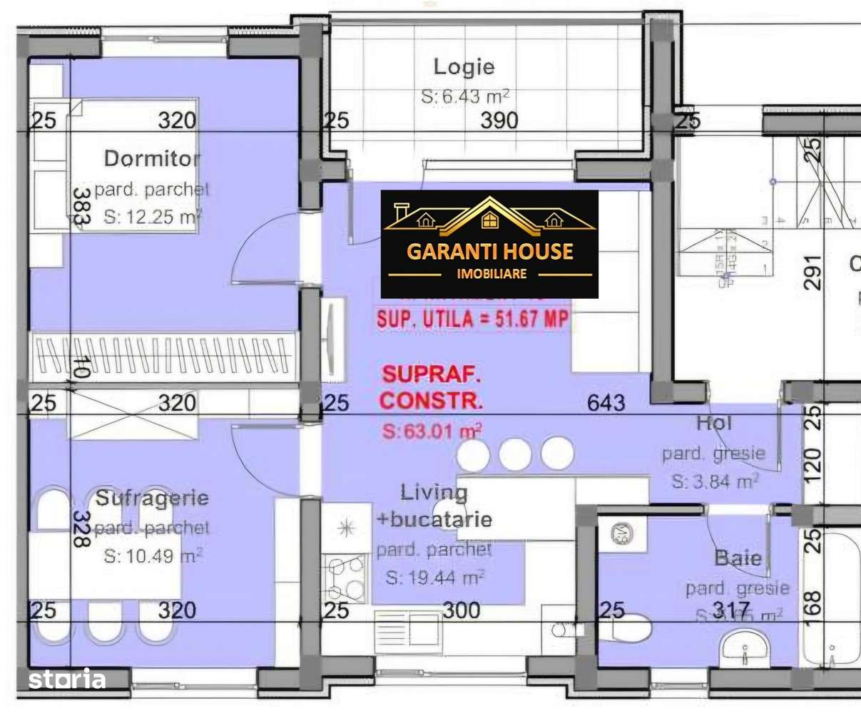 Comision 0%, Bloc nou, apartament 3 camere + parcare inclusa, 83 500€-1