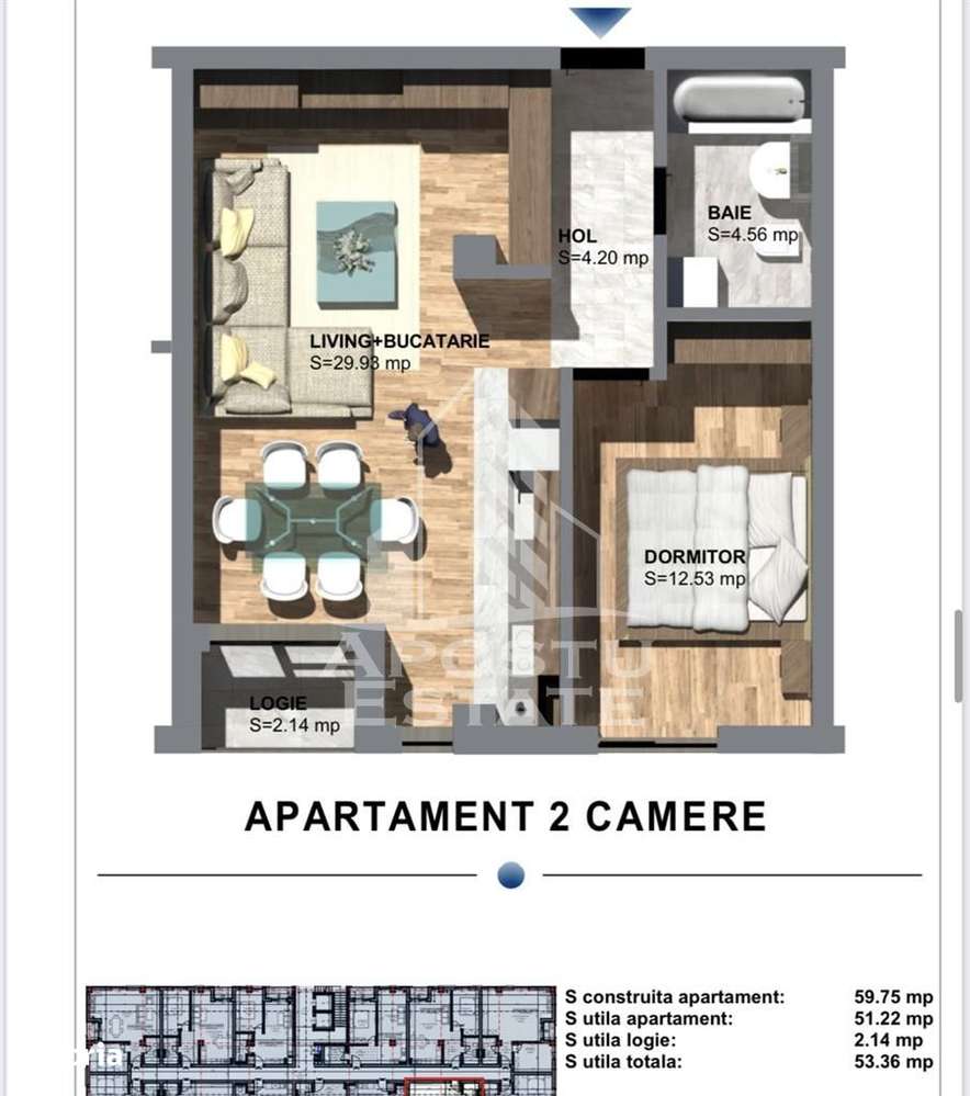 Apartamente de vanzare cu 2 camere, predare la cheie, Torontalului-14