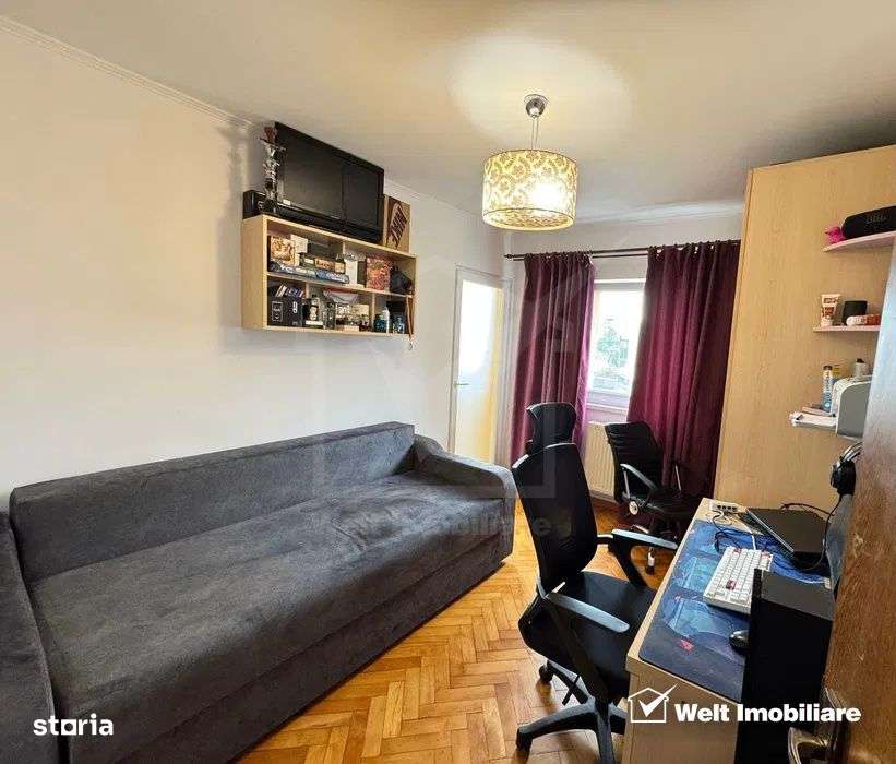 Apartament 3 camere decomandate, cartier Marasti, balcon, boxa subsol - Imagine principală: 3/7