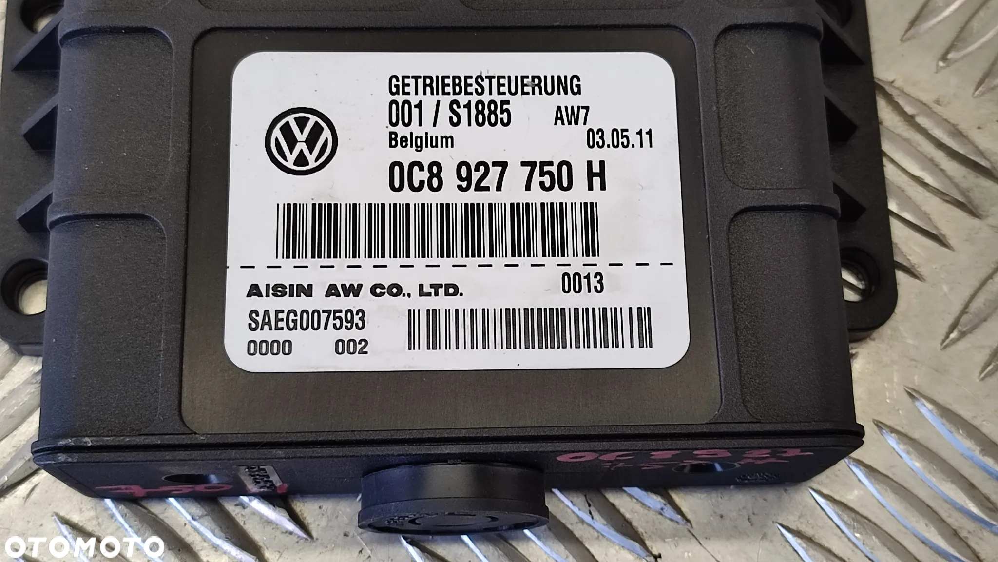 VW TOUAREG 7P 10-18R STEROWNIK SKRZYNI BIEGOW 0C8927750 H - 4