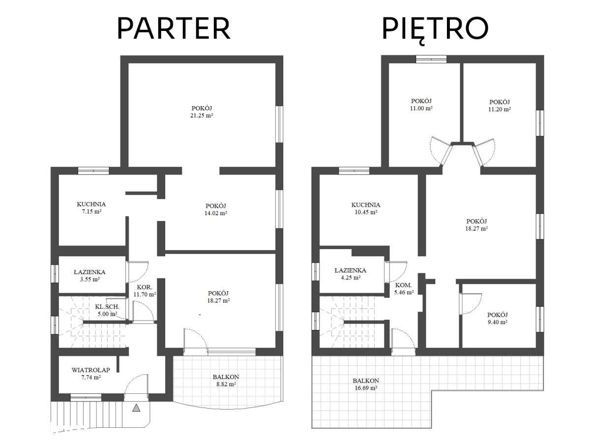Wolnostojący dom 2 mieszkania Bielawy Toruń-19