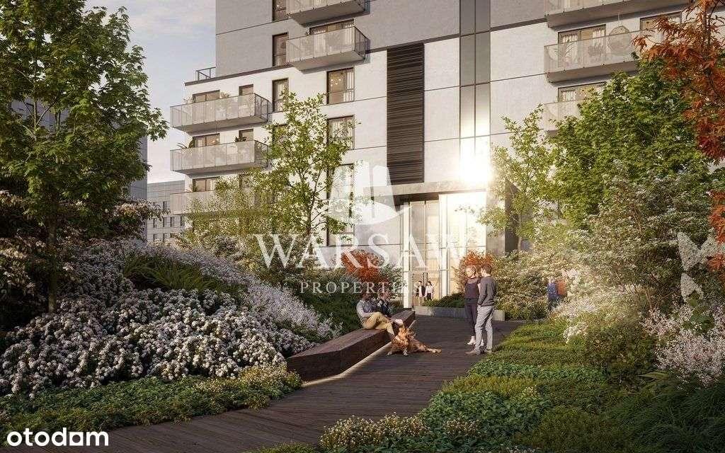 2 pok., Modern Mokotów, ogródek, 382 cm wysokość !-16