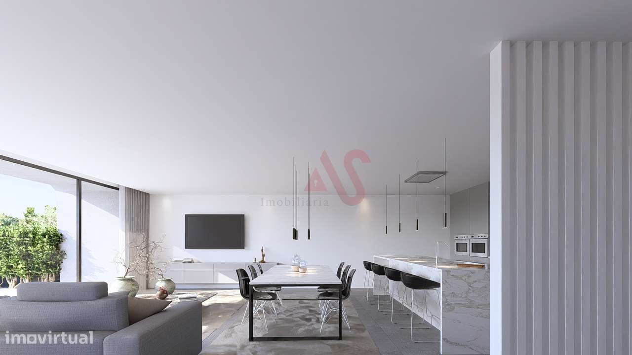 Moradia Térrea T3 com Piscina | Nova | Leitões, Guimarães-13