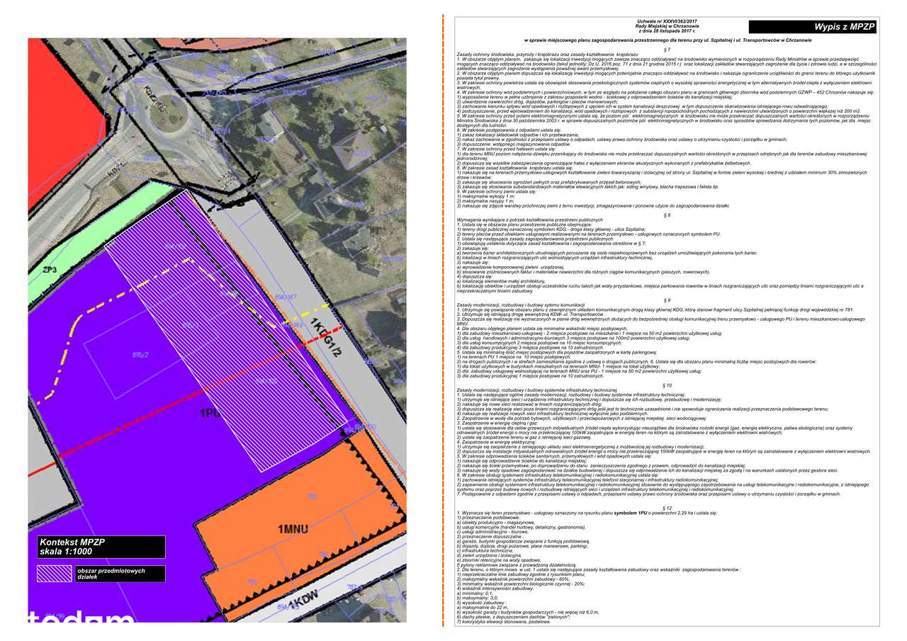 Teren inwestycyjny Chrzanów ul Szpitalna -położony na trasie do Zatora - Pełny obrazek: 5/11