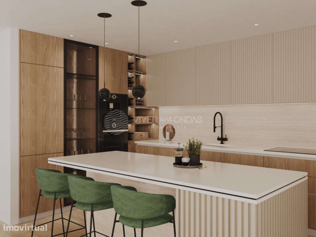 Apartamento T3 com varanda e parqueamento, em Guimarães. - Grande imagem: 4/27