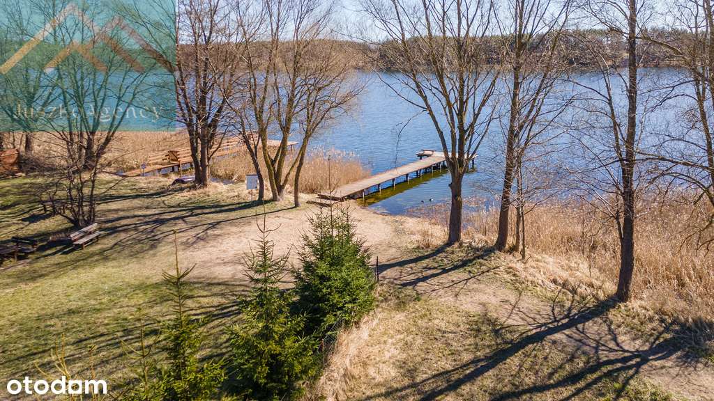 Urokliwa działka 200 metrów od jeziora. Ogrodzona-11