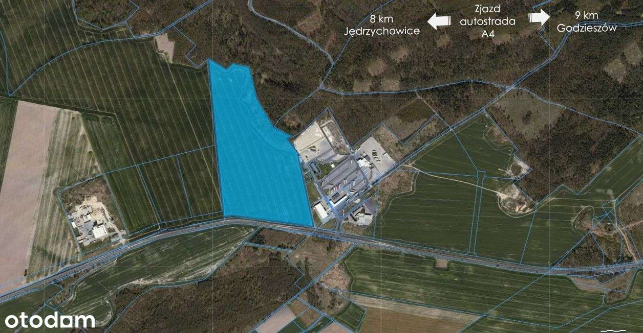 Działka pod hale, magazyn w Żarskiej Wsi k. Zgorzelca-1