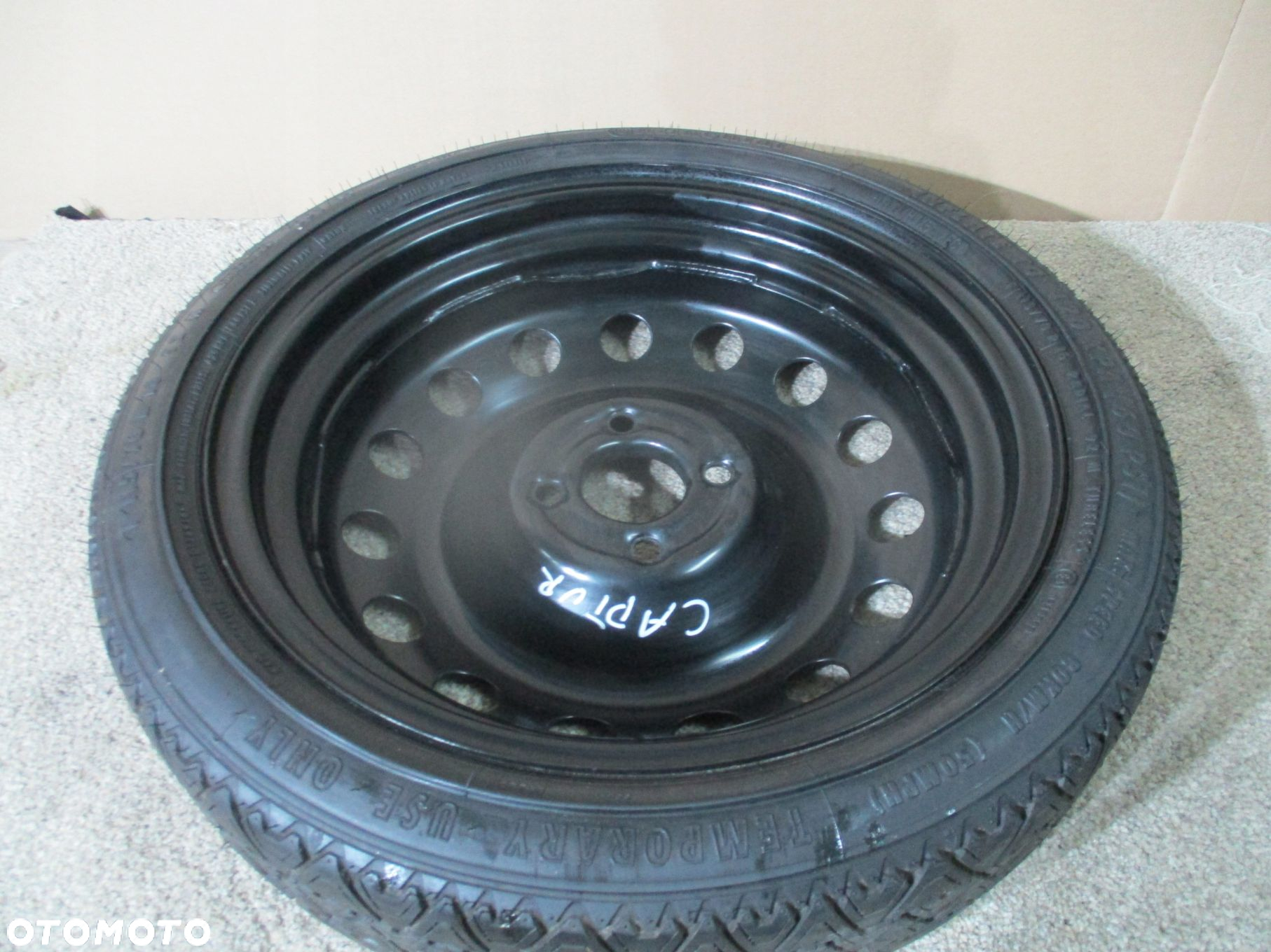 KOŁO DOJAZDOWE ZAPASOWE DOJAZDÓWKA RENAULT CAPTUR 16" 4X100 - 8