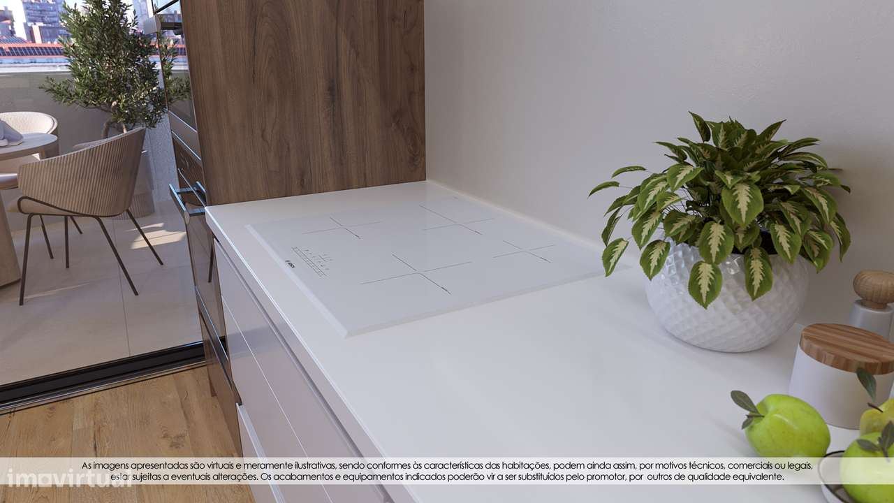 Apartamento T1 Novo em Santa Marinha (VL8)/Linha Rubi-28