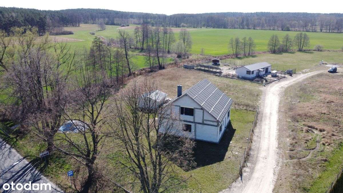 Dom do wykończenia w Lednogóra, Duża działka.-11