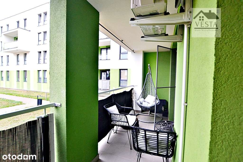 3 pokoje z balkonem w cichej części Felina-11
