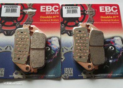 2 Jogos Pastilhas Travao Frente Honda CB 600 Hornet, CBF 600, CBR 600 F, - 1