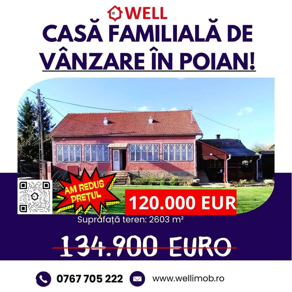 Casă familială de vânzare în Poian! - Imagine principală: 1/19