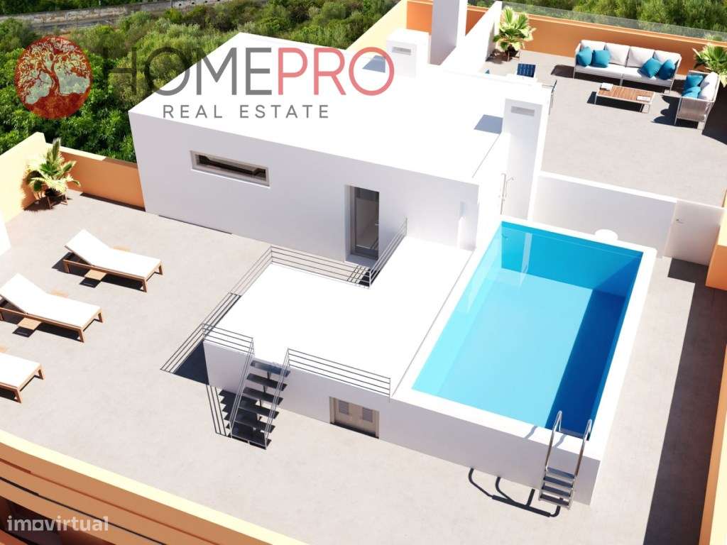 Tavira, Fantástico apartamento T3 com piscina do condomínio no topo...-1