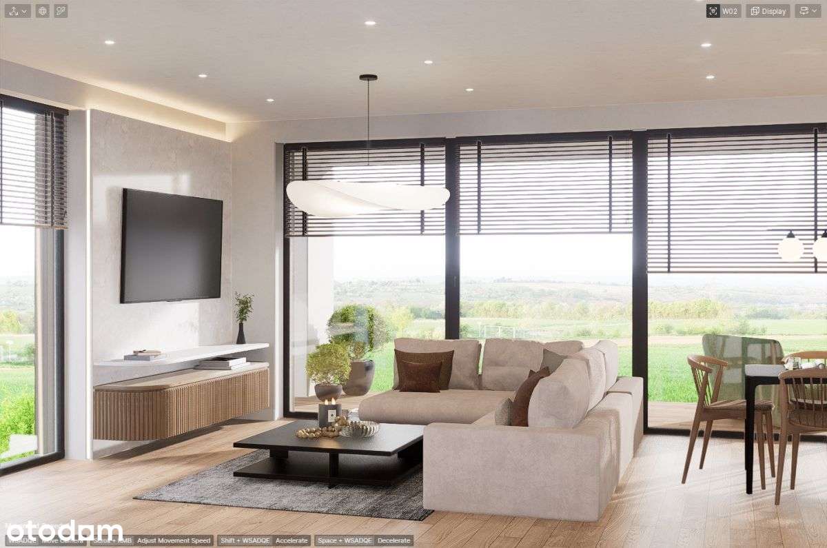 Nowoczesny bliźniak na obrzeżach miasta-11