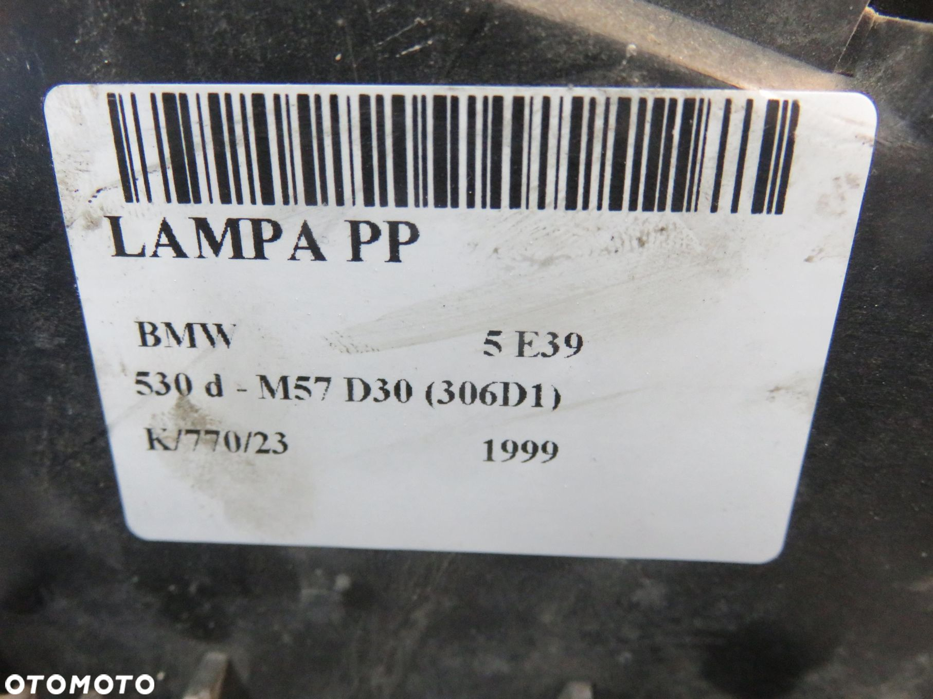 LAMPA PRAWA PRZEDNIA BMW E39 - 2