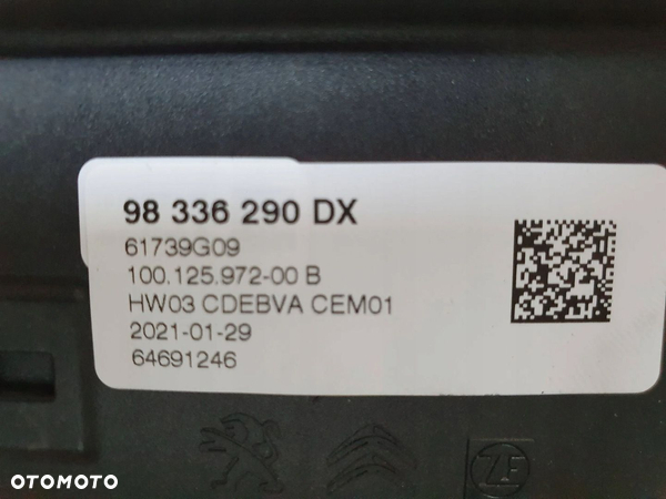 DS 7 Crossback 17-23 1.6 E-Tense Lewarek wybierak gałka biegów - 5