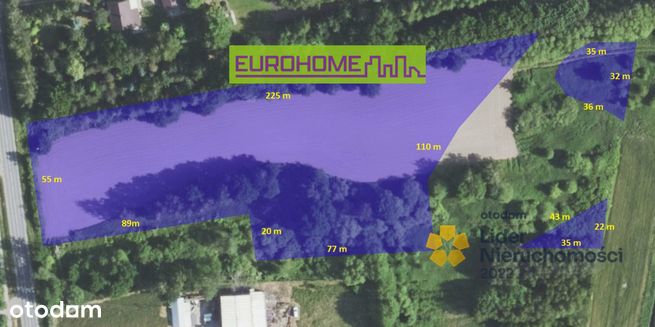 Działka przemysłowa 1,37 ha | Partynia |-2