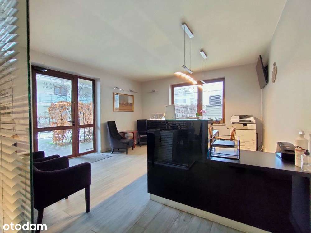 Mieszkanie/ biura/ gabinety 100 m2  + ogród, parter Zegara Słonecznego-1