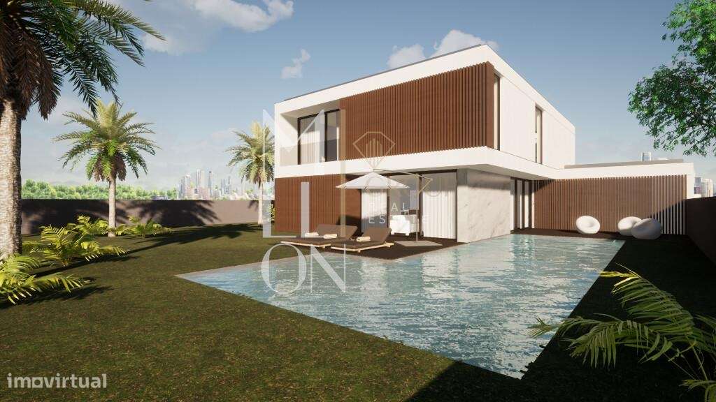 Moradia T4 de Luxo – 4 Frentes, com Piscina – Serzedo, Vila Nova de Ga - Grande imagem: 2/9