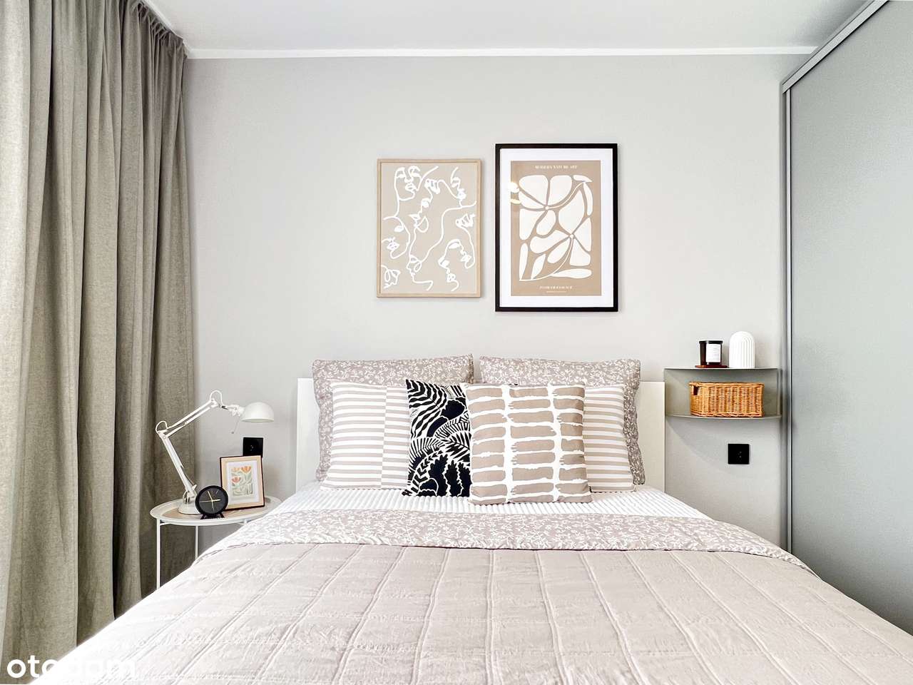 Komfortowe, całkowicie wyremontowane, 2 pok. z balkonem i wyposażeniem - Pełny obrazek: 1/16