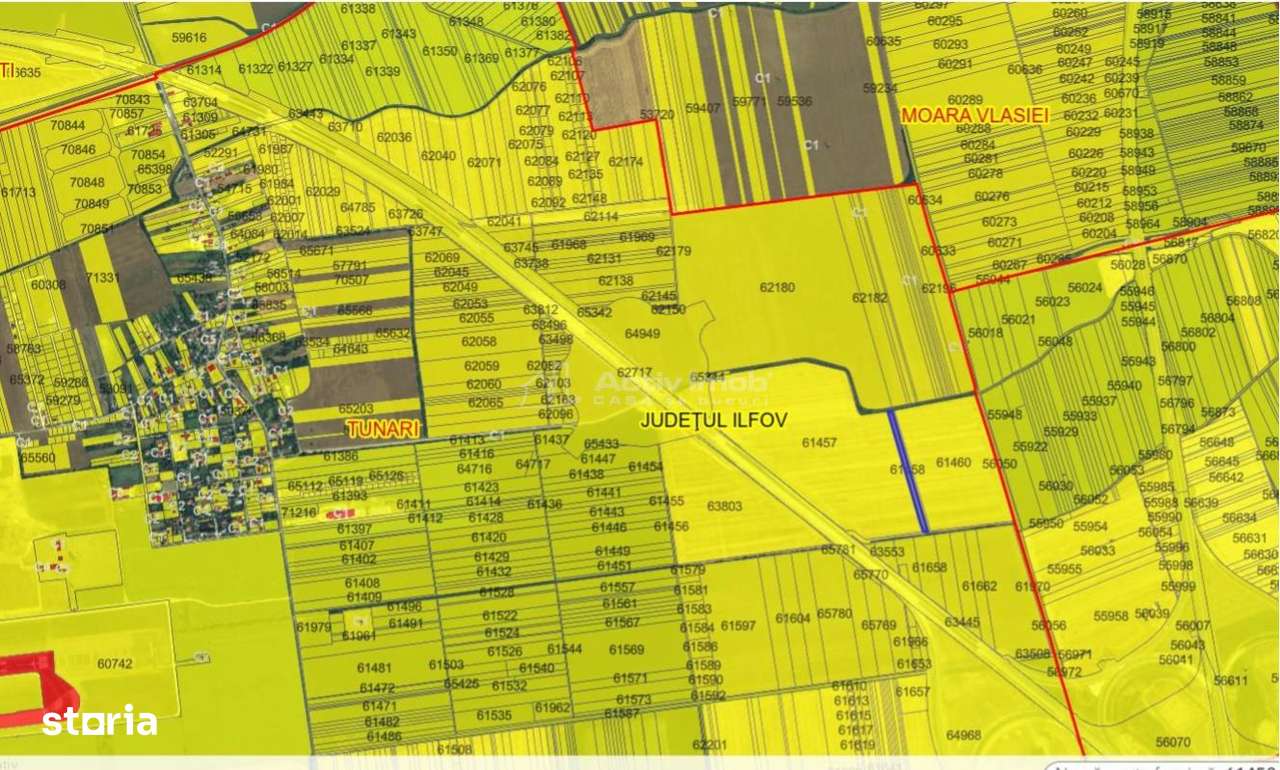 Teren Intravilan Tunari, (Dimieni), int. A0 cu A3-1